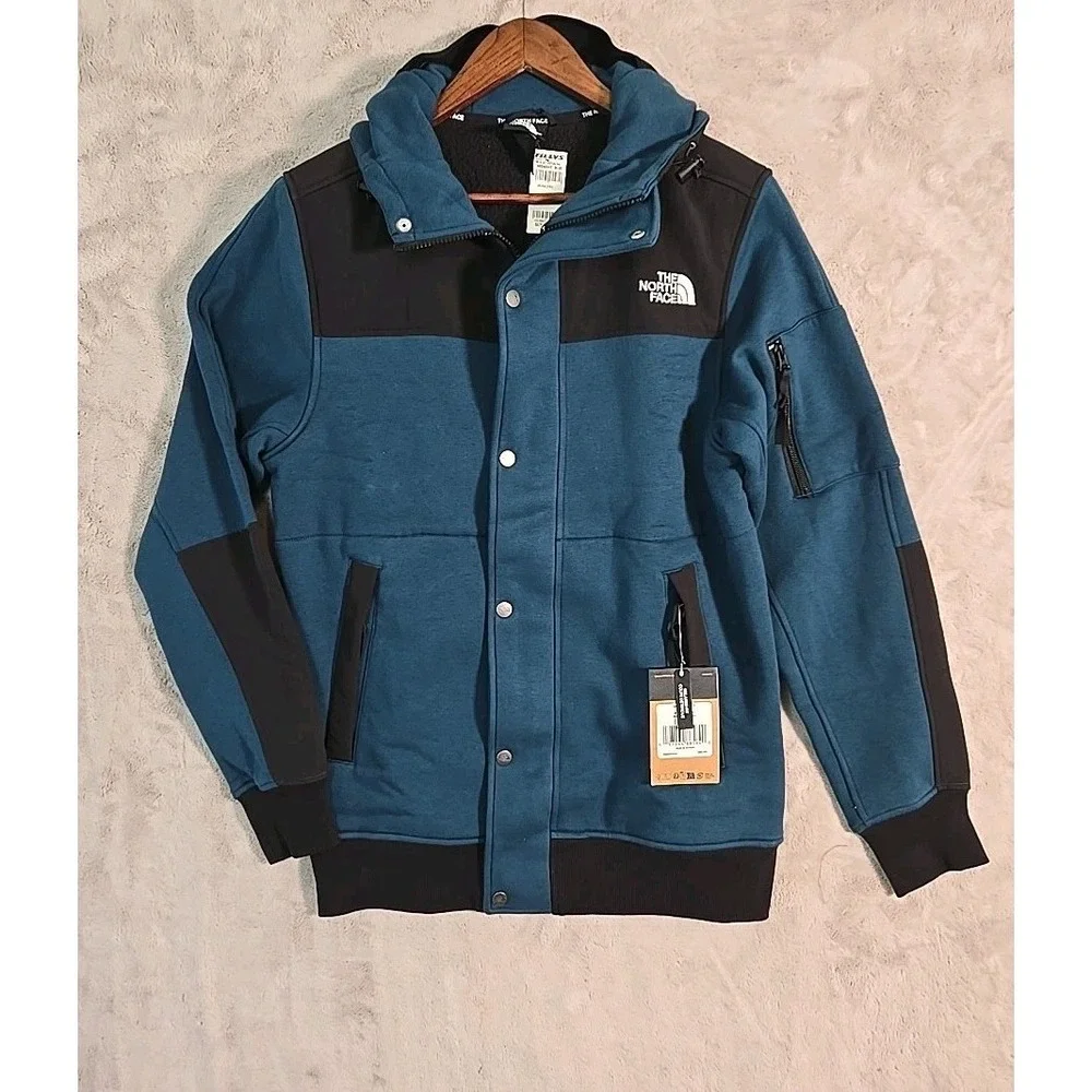 The North Face Men's Highrail Fleece Jacket Relaxed Fit‎ Midnight Petrol Size S